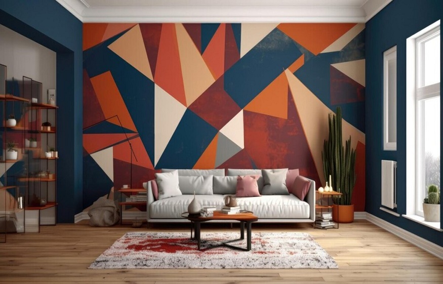 Monochrome Living Room Wallpaper Ideas
