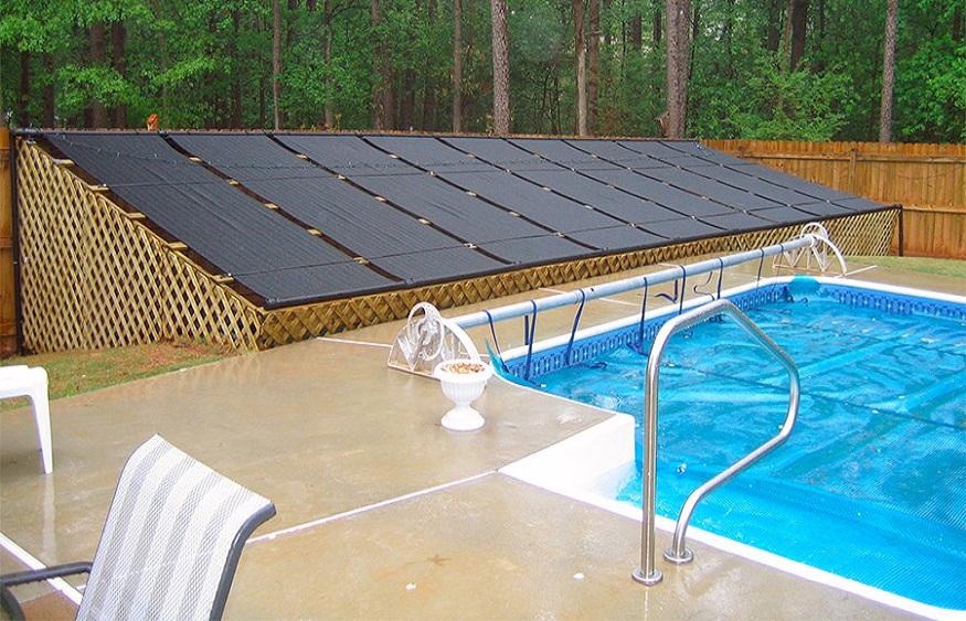 A Pool With Solar Heating Solutions