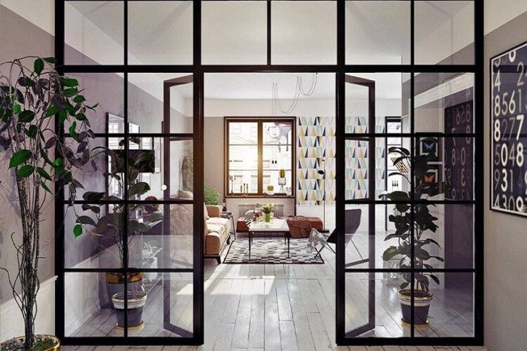 Living Room Glass Partition Walls for Home - Glass Divider Walls